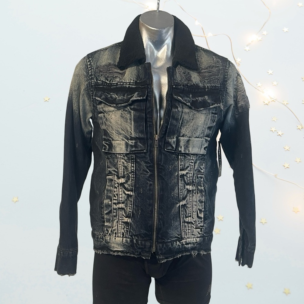 Jordan Craig Men's Black Denim Winter Jacket size S - NWT